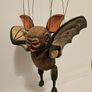 Bat Czech Handmade Wooden Marionette Image 6