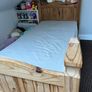 Single bed solid pine wood Image 4