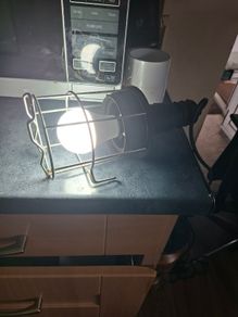 Old Inspection Work Light with a Wire Bulb Guard Long Lead Working Postage Available