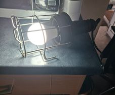 Old Inspection Work Light with a Wire Bulb Guard Long Lead Working Postage Available