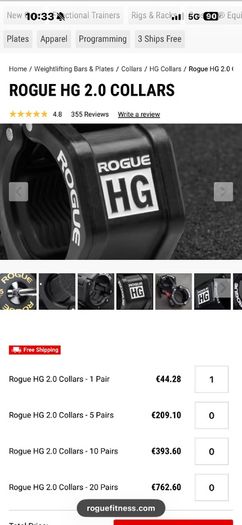Rogue Ohio Pro Olympic  Barbell, Not Normal, 430 New!!!