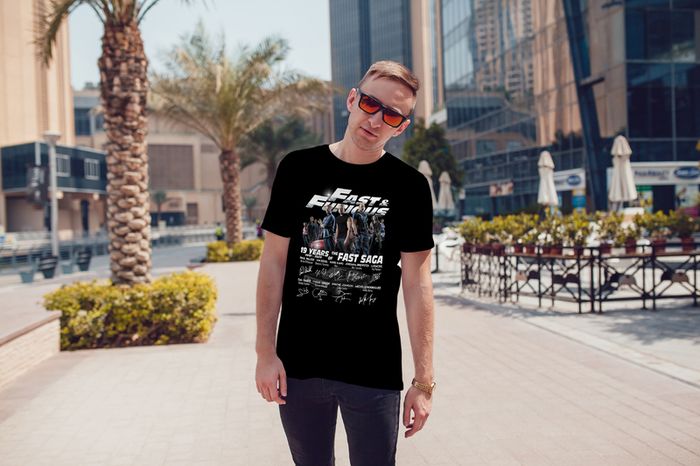 Fast & Furious Anniversary 19 Years Fast Saga T-Shirt movie T-Shirt