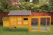 Wheeled Egg-Zotic 6-8 Hens With Wheels - Free delivery