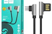 Hoco U42 Exquisite Steel Micro Charging Data Cable 1.2M (White)