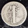 USA 1920 Mercury Dime 10 Cent Silver Coin Image 2