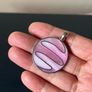 Vintage Sterling Silver MOP Pendant Image 3