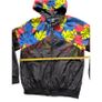 Truly Vintage CSG Tropical Floral Windbreaker Jacket Y2K Festival Streetwear XL Image 2