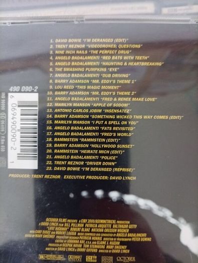 Lost Highway OST Soundtrack CD