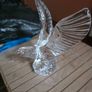 CRAZY CHEAP Waterford Crystal Eagle & Waterford Crystal Tralee Bowl & Bronze Metal Art Nouveau period Vintage Large Candelabra - early 1900's Image 5