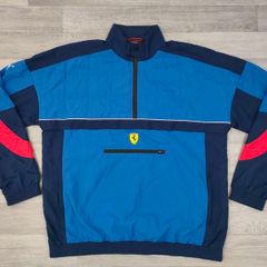 Puma Ferrari Half Zip Racing Jacket Mens Large