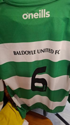 Baldoyle United Official O'Neills Football Jersey (Youths 10-11 Years) FREE POST