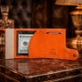 Genuine Leather Pop-Up Card Holder Wallet RFID Blocking Slim Credit Card Case Image 5