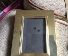 Brass frame 8.5 x 6.5 inches