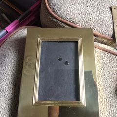 Brass frame 8.5 x 6.5 inches