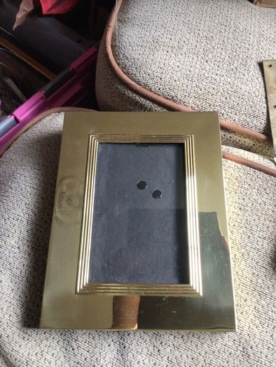 Brass frame 8.5 x 6.5 inches