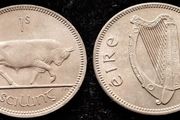[#137] - Ireland 1968 | 1 Shilling | 1s | Bull | KM.14a | MS