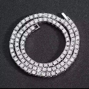 Iced out tennis chain