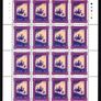2000 Ireland Christmas Commemorative Stamps Sheetlet Plate 1B1B1B1B Mint Never Hinged (MNH) Image 2