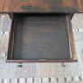 Antique Georgian Style Mahogany Pembroke Table - Drop Leaf with Drawer & Casters Image 3