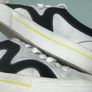 MSGM Low Top Canvas And Suede Trainers Size 8 Image 2