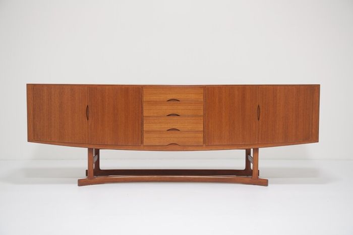 Mid-Century Danish Teak Sideboard Model HB20 by Johannes Andersen for Hans Bech, 1960s