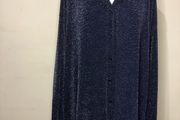 Boohoo navy sparkly blouse (size 26)