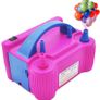 Portable Electric Balloon Pump Party Inflator Air Blower Dual Nozzles UK Plug Image 4