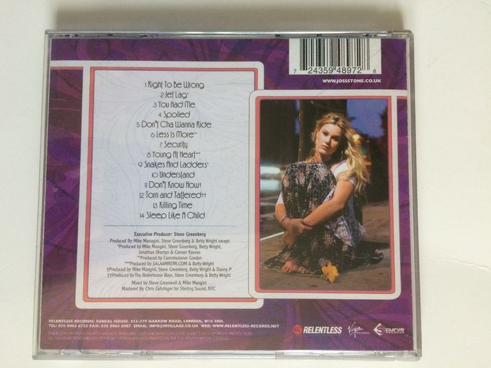 Joss Stone [2004] Mind Body & Soul (CD Album)
