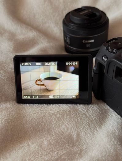 Canon eos rp+ rf 50 mm f1.8 stm