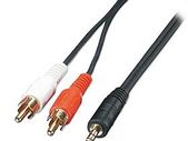 3.5mm Stereo Jack Male to 2 x Phono Male
