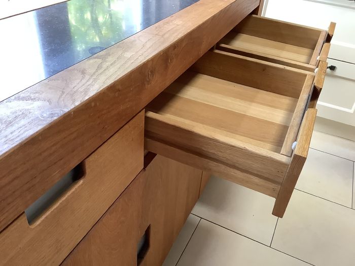 Oak Sideboard with Stone Insert - Richard Stamp
