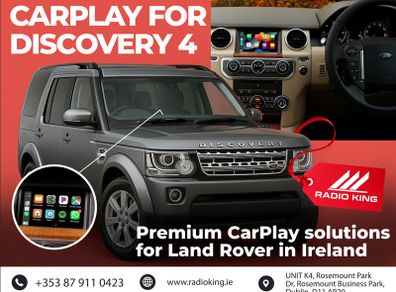 Apple CarPlay Box Upgrade for Land Rover Discovery 4 | Installation in Dublin