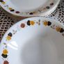 18 pcs Vintage Arklow Autumn Leaves Pattern Ceramic Gold Trim Image 8