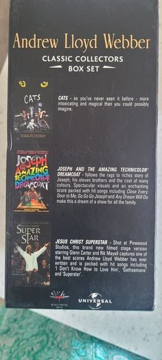 Andrew Lloyd Webber Classic Collectors Box Set 1998 Release Limited Edition 16431