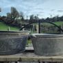 2 galvanised wash basin. One is 60 liter and one is about 40. Image 3