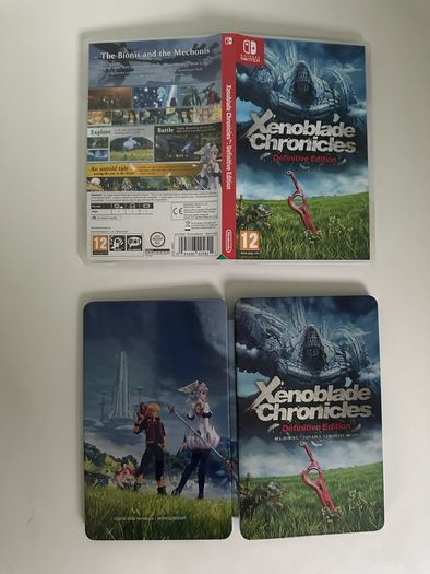 Nintendo Switch Xenoblade Chronicles Definitive Edition game & Steelbook