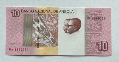 Angola 10 Kwanzas 2012 Banknote