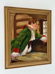 Vintage Oil on Board Painting