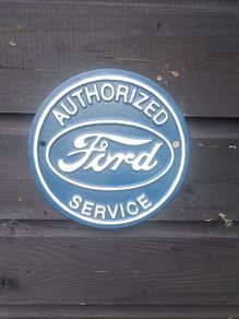 Ford service cast iron sign
