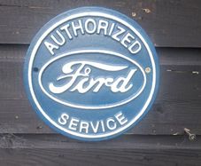 Ford service cast iron sign