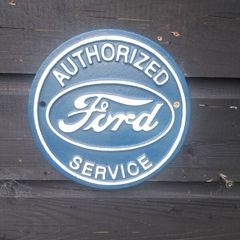 Ford service cast iron sign