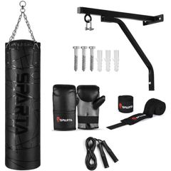 Punch Bag Boxing Bag 5ft Heavy Filled MMA Punching Bag Kick boxing SET - FREE DELIVERY