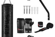 Punch Bag Boxing Bag PRO 5ft Heavy Filled MMA Punching Bag Kick boxing SET - FREE DELIVERY