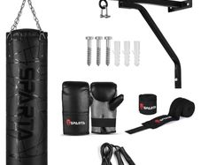 Punch Bag Boxing Bag PRO 5ft Heavy Filled MMA Punching Bag Kick boxing SET - FREE DELIVERY