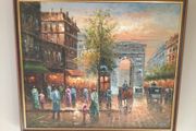 Art - Oil on Canvas- ( Parisian Scene) ( Reduced)