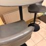 bar table set with matching stools Image 2