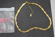 Lynott Snake Chain Necklace in Gold Colour
