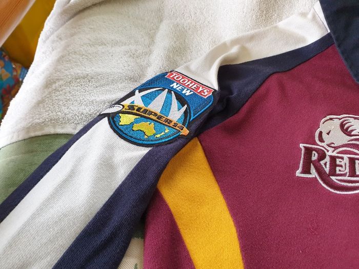 Queensland Reds Rugby Home Jersey 2004 to 2006 Children 14 Years Old