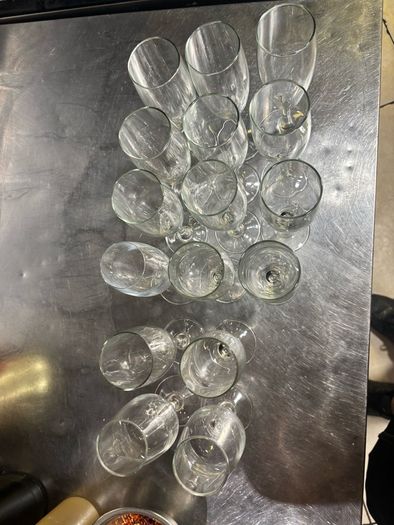 Lot of 16 Mixed Glasses