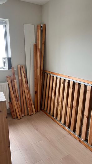 bunk bed with 2 mattress